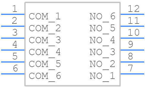 CFS-0600TB - Nidec Copal - PCB symbol