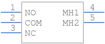 7101MD9AV2BE - LITTELFUSE - PCB symbol