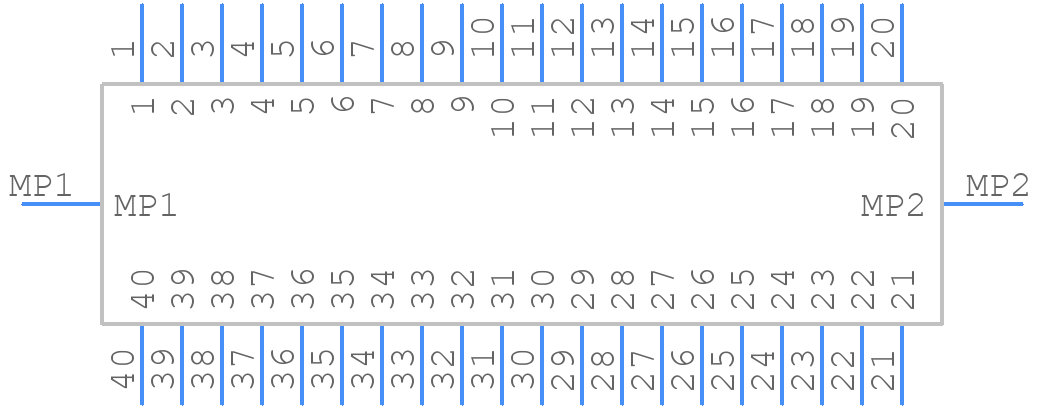 10147445-042200LF - Amphenol - PCB symbol