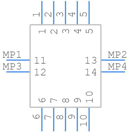 BM23PF0.8-10DP-0.35V(51) - Hirose - PCB symbol