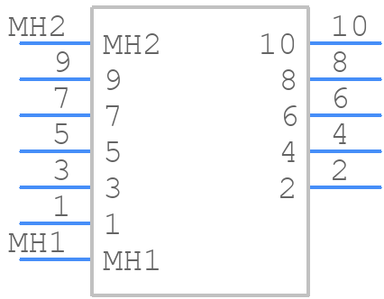 43160-0105 - Molex - PCB symbol