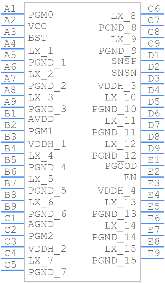 MAX16731AWX+ - Analog Devices - PCB symbol