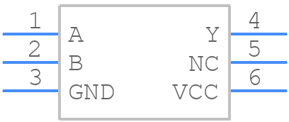 NC7SZ86L6X-L22175 - onsemi - PCB symbol