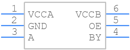 TXU0101QDCKRQ1 - Texas Instruments - PCB symbol