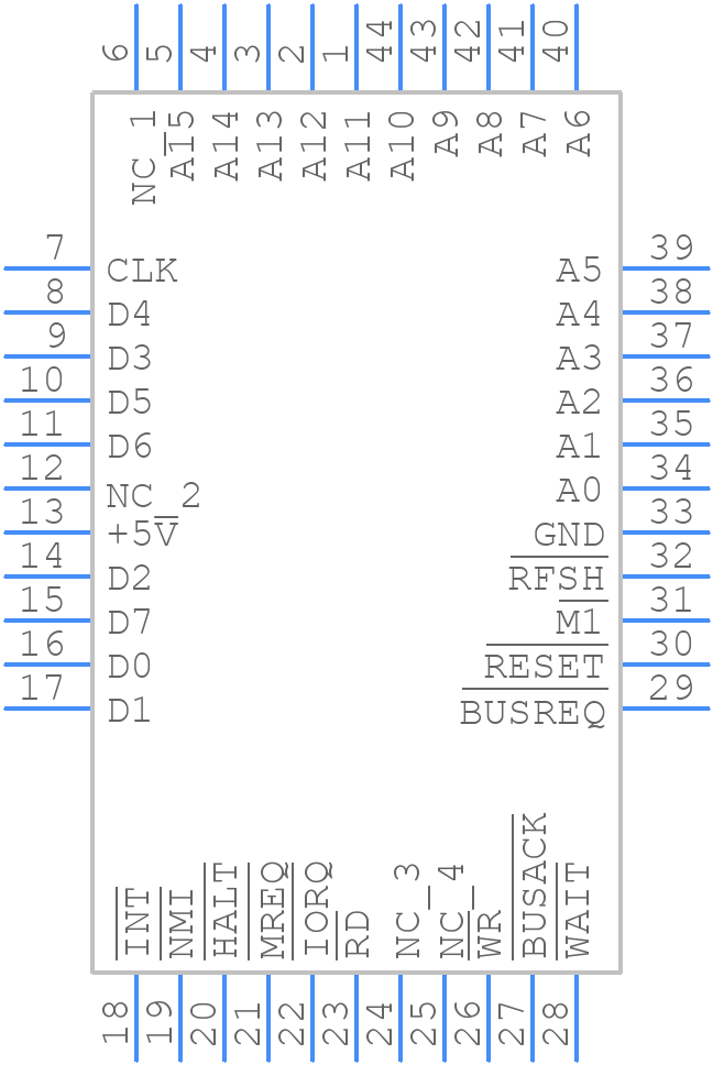 Z84C0020VEC - LITTELFUSE - PCB symbol