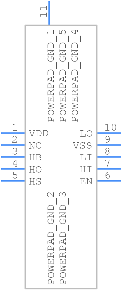 UCC27284DRCR - Texas Instruments - PCB symbol