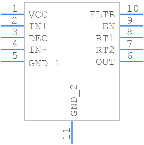 LTC5582IDD#TRPBF - Analog Devices - PCB symbol