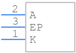 MX3AWT-A1-0000-000DDZ - CREE LED - PCB symbol