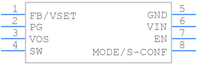 TPS629203QDRLRQ1 - Texas Instruments - PCB symbol
