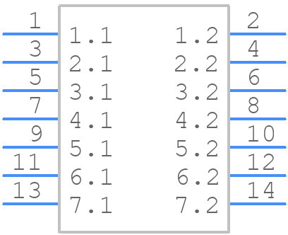 2601-3307 - Wago - PCB symbol