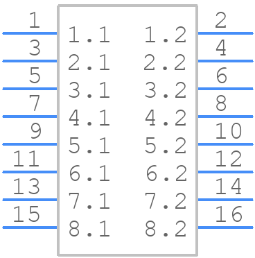 2606-1358 - Wago - PCB symbol