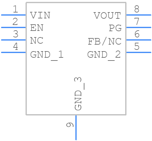 AP7583AQ-33MP-13 - Diodes Incorporated - PCB symbol