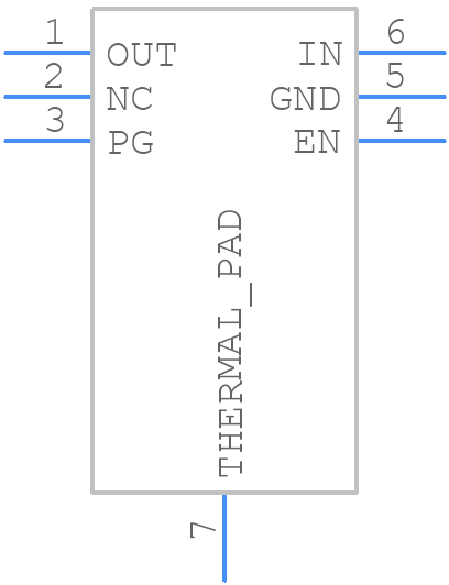 LP591209MDRVREP - Texas Instruments - PCB symbol