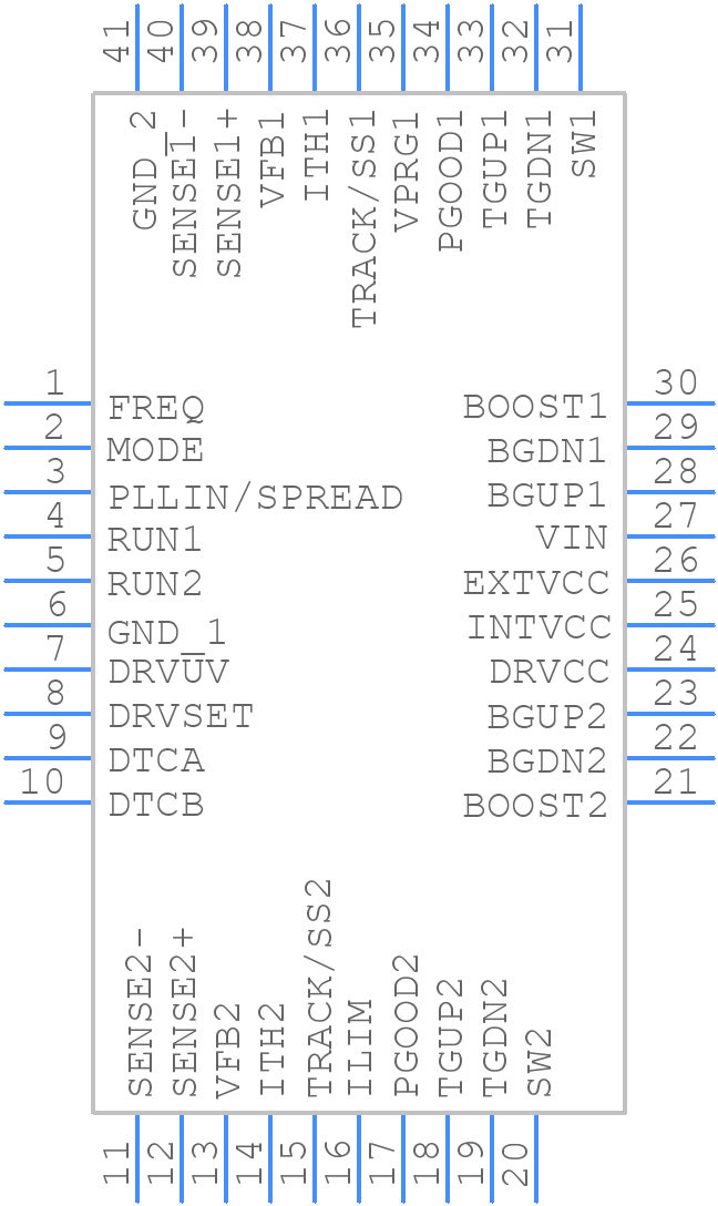LTC7890RUJM#PBF - Analog Devices - PCB symbol