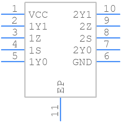 NX3L4684TK,115 - NXP - PCB symbol