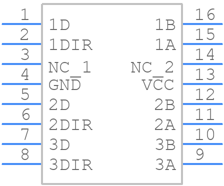 SN75LBC170DBRG4 - Texas Instruments - PCB symbol
