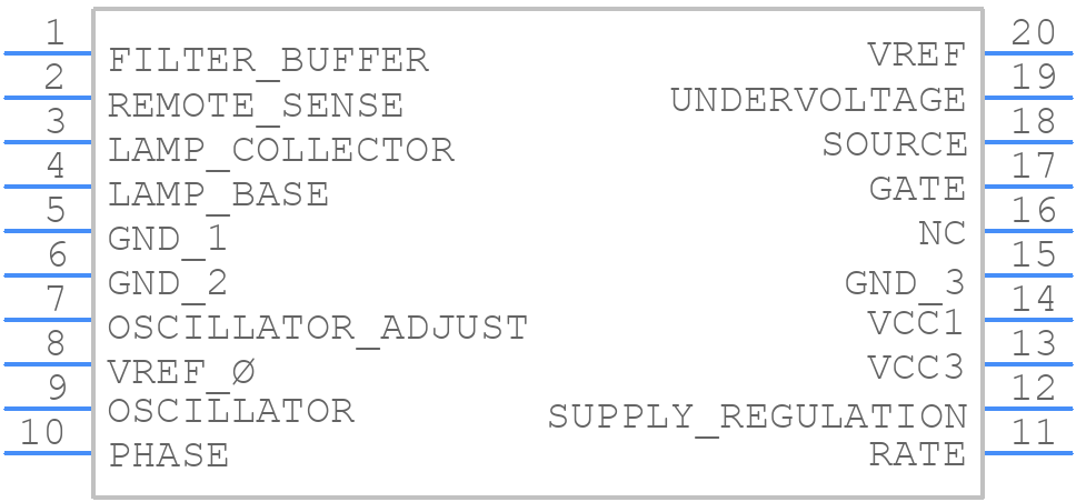 MC33092ADW - Motorola - PCB symbol