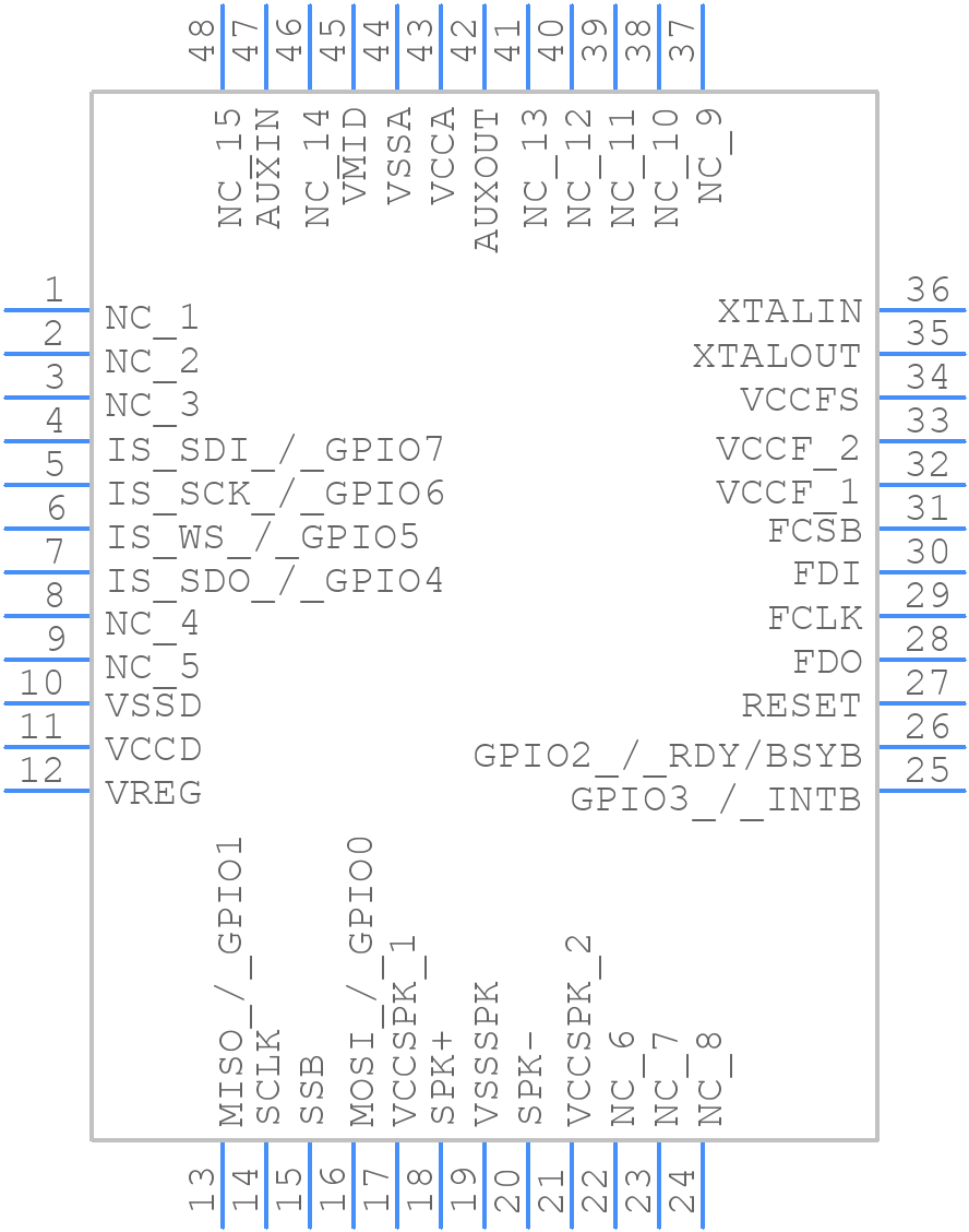 ISD3800FYIR - Nuvoton - PCB symbol