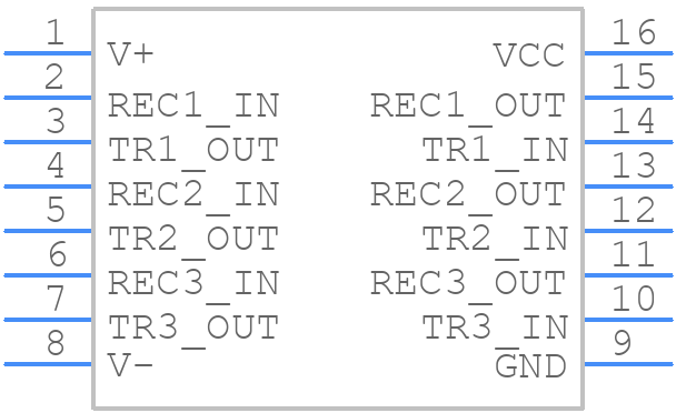 LT1039CSW16#PBF - Analog Devices - PCB symbol