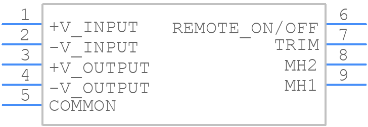 ECLB75W-24D12 - Cincon - PCB symbol