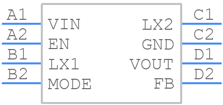 TPS631010YBGR - Texas Instruments - PCB symbol