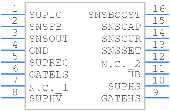 TEA19161T - NXP - PCB symbol