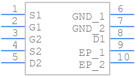 PJQ2888 - PANJIT - PCB symbol