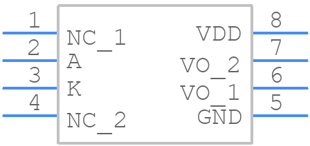 SI8261BBC-C-ISR - Skyworks - PCB symbol