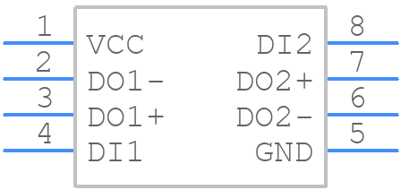 DS90C401MX - Texas Instruments - PCB symbol