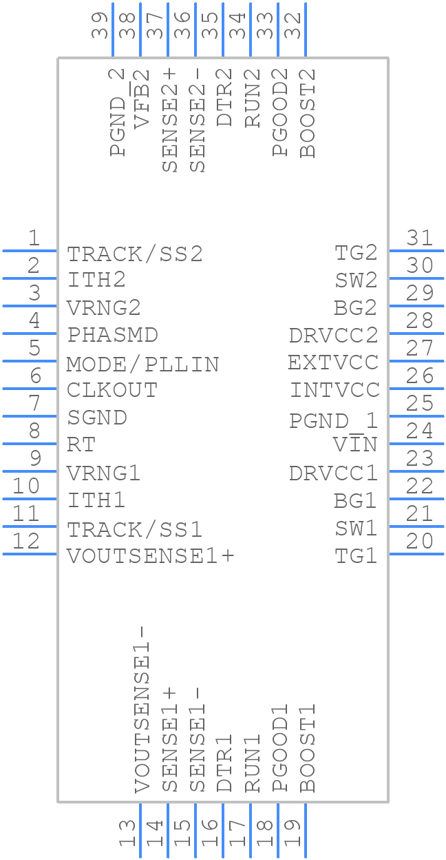 LTC3838EUHF#TRPBF - Analog Devices - PCB symbol