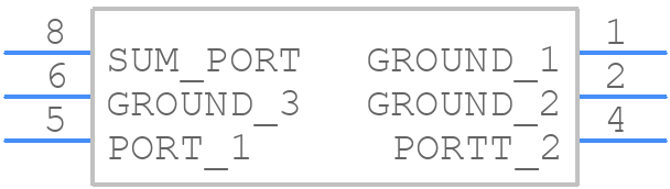 SYPJ-2-33+ - Mini-Circuits - PCB symbol