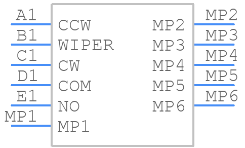 PEC11S-9220FS0015 - Bourns - PCB symbol