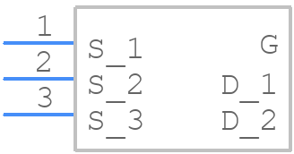 PSMNR98-25YLEX - Nexperia - PCB symbol