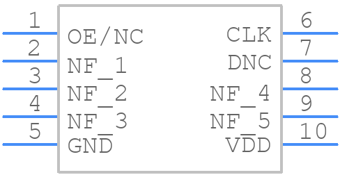 SIT5711AI-KW-33N-30.700000 - SiTime - PCB symbol