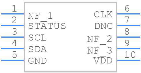 SIT5721AI-KW233-T-10.000000 - SiTime - PCB symbol