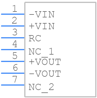 MGFS102412 - Cosel - PCB symbol