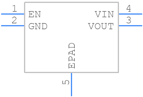 MIC94300YMT-TR - Microchip - PCB symbol