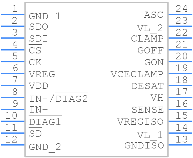 STGAP1S - STMicroelectronics - PCB symbol