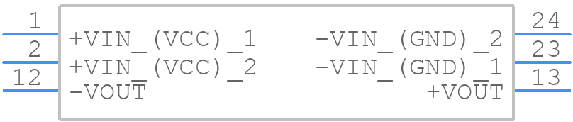 THI 3-1211 - Traco Power - PCB symbol