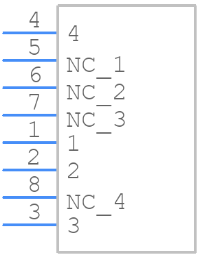 7261-4SG-300 - Switchcraft - PCB symbol