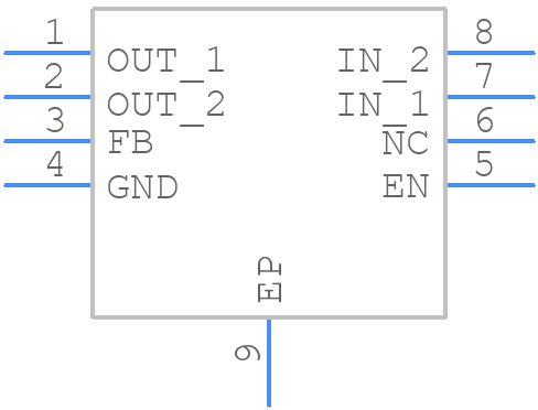NCV8177AMTW090TCG - onsemi - PCB symbol