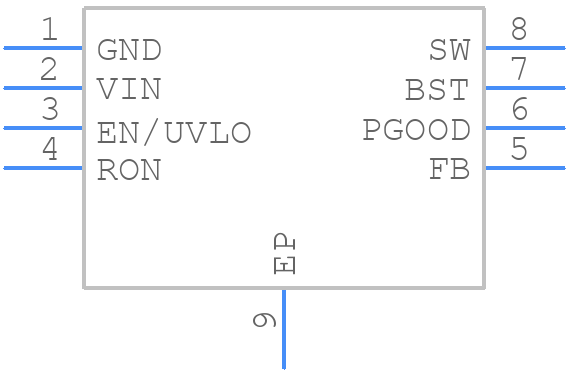 LM5164DDAT - Texas Instruments - PCB symbol