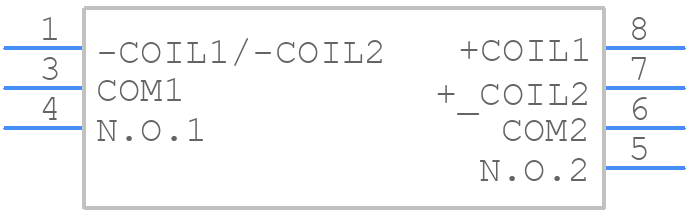 DK2a-L2-24V - Panasonic - PCB symbol