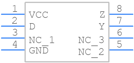SN65LVDS1DG4 - Texas Instruments - PCB symbol