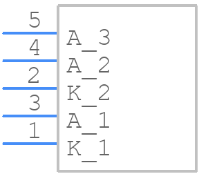 KR DMLS31.23-5K8L-26-M3W3 - ams OSRAM - PCB symbol