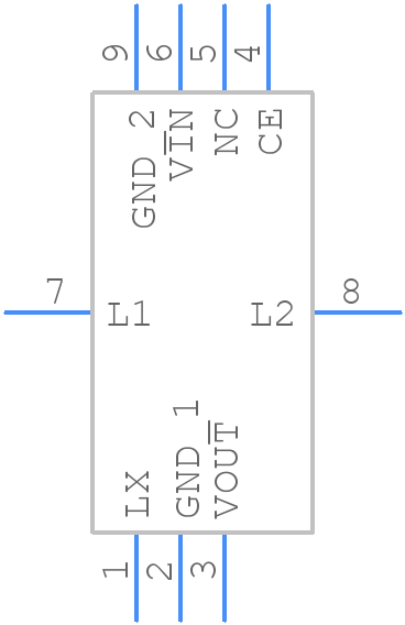 XCL210A331GR-G - Torex - PCB symbol