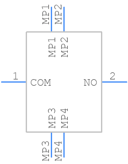 PTS820J20KSMTRLFS - C & K COMPONENTS - PCB symbol