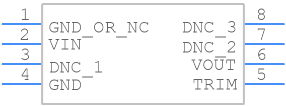 ISL21007DFB825Z - Renesas Electronics - PCB symbol
