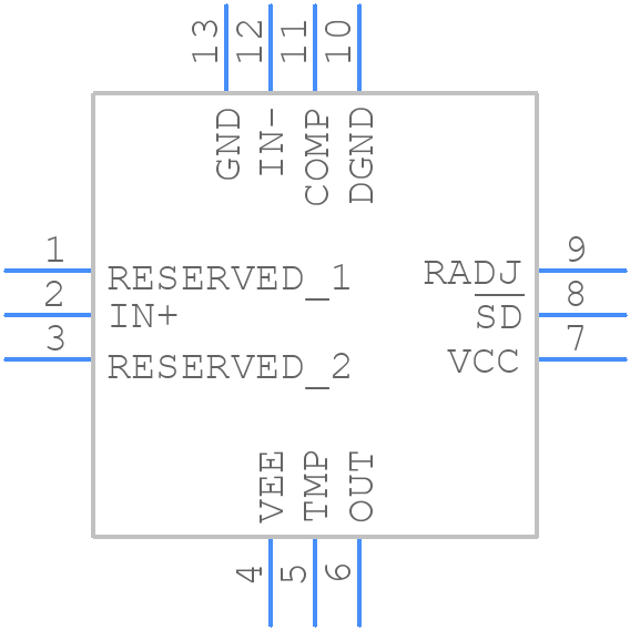 ADHV4702-1BCPZ - Analog Devices - PCB symbol