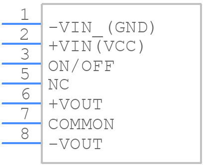 TEC 2-1221WI - Traco Power - PCB symbol